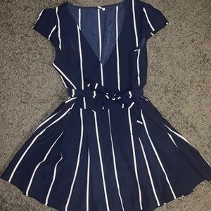 Navy Romper